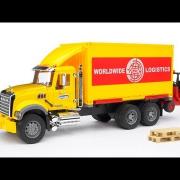 Bruder Toys MACK Granite Worldwide Logistics Container Truck #02819