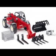 Bruder Toys Manitou Telescopic Loader MLT 633 with Accessories #02126