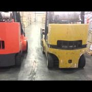 Logistics Team Toyota vs Yale Forklift Noise